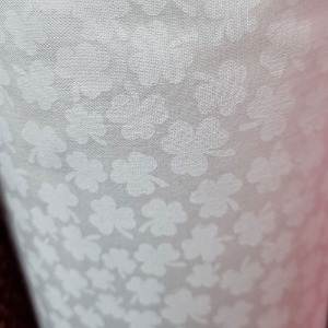 20수면평직 무늬광목-크로바백아이보리(한정할인)